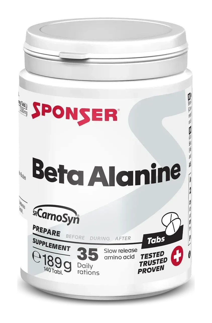 SPONSER BETA ALANINE 140 tablet - Beta-alanin: vyrovnávání laktátu ve svalech
