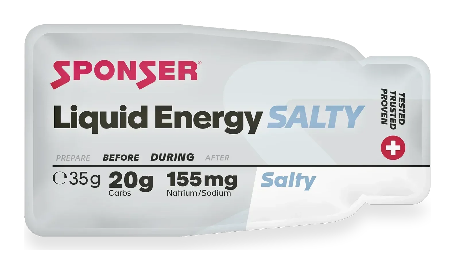 SPONSER LIQUID ENERGY SALTY 35 g - Energetický gel s betaglukany