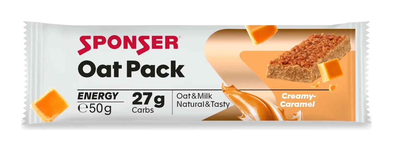 SPONSER OAT PACK BAR Creamy-Caramel 50 g - Flapjack s karamelem