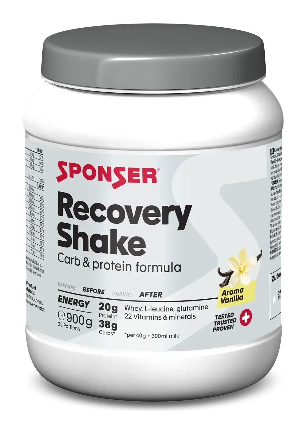 Regenerační koktejl SPONSER Recovery Shake